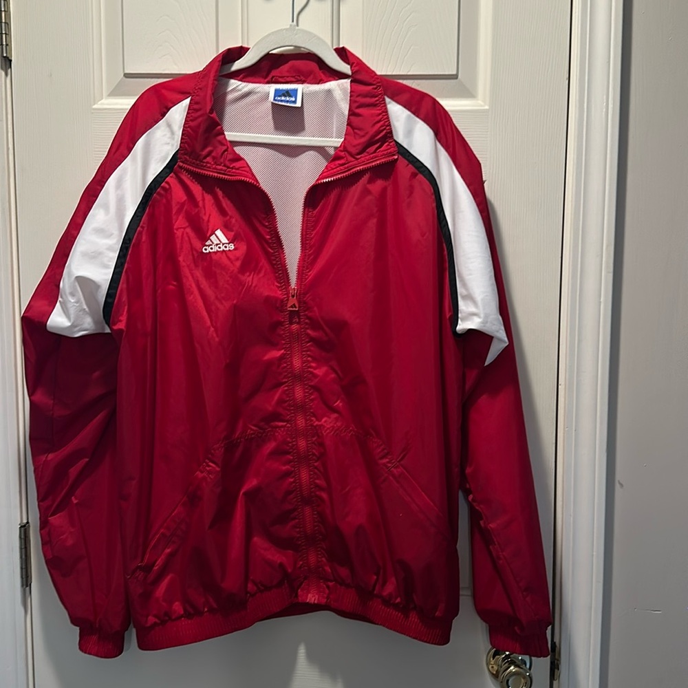 EUC Men’s Adidas Mesh Lined Jacket/Windbreaker L